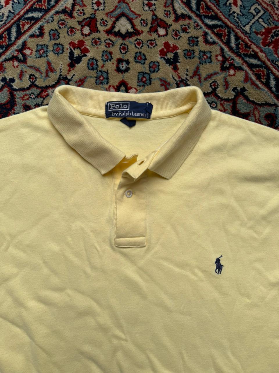 Polo Ralph Lauren Classic Fit Yellow Mesh POLO TEE - XL