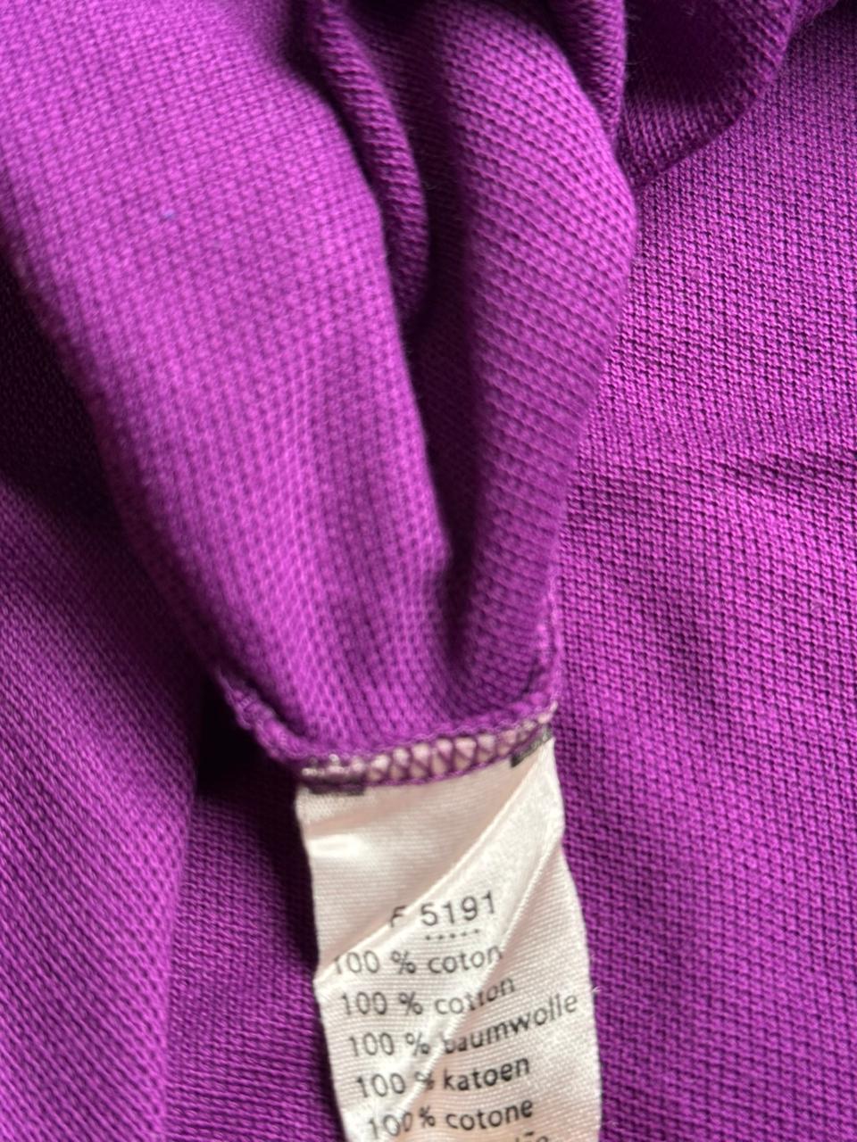 Lacoste Classic Fit Cotton Purple POLO TEE - XXL