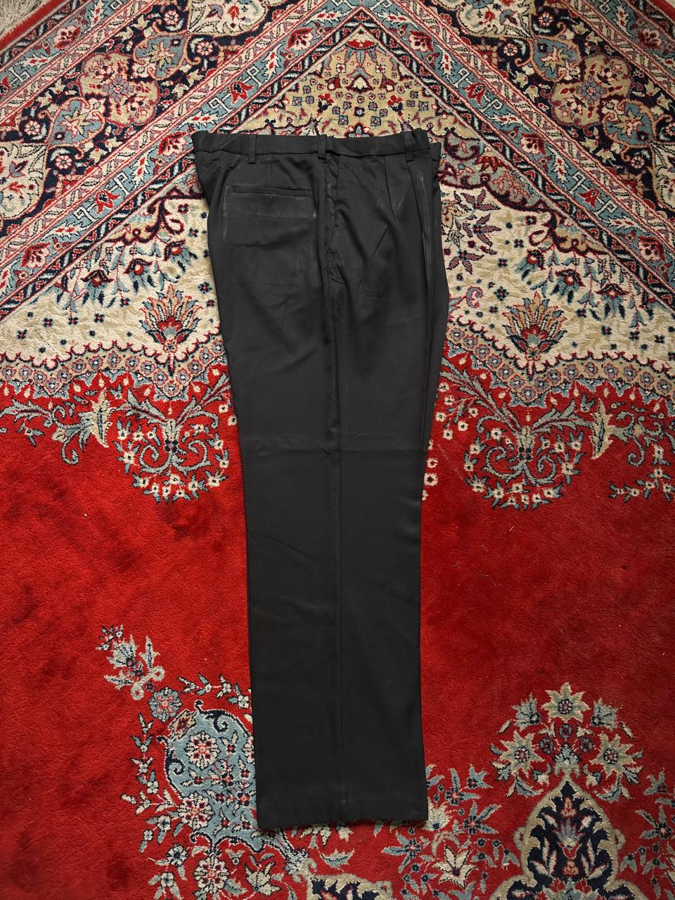 Haggar Classic Fit Pleated Black Dress Pants - 40