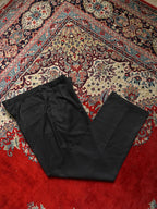 Haggar Classic Fit Pleated Black Dress Pants - 40