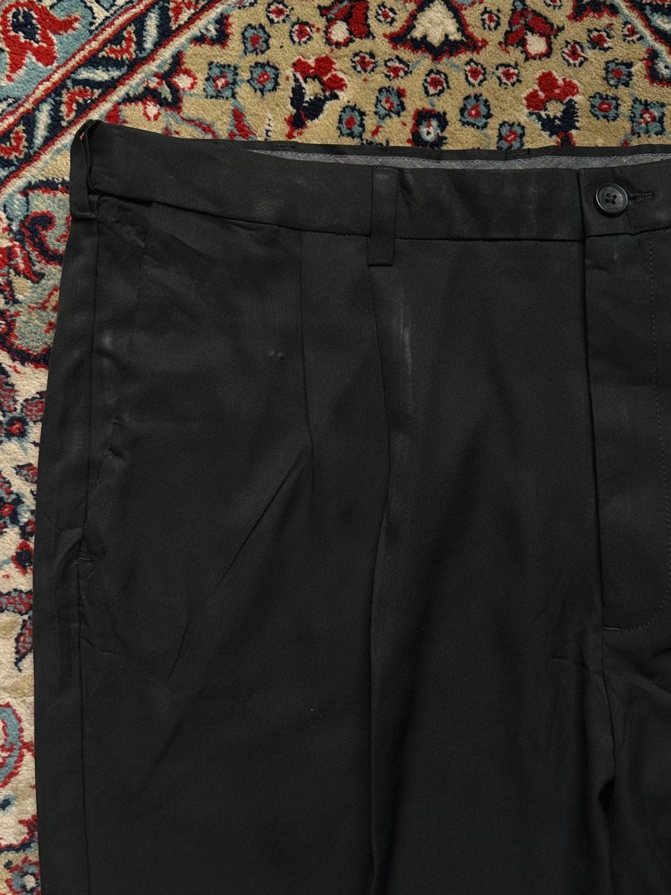 Haggar Classic Fit Pleated Black Dress Pants - 40