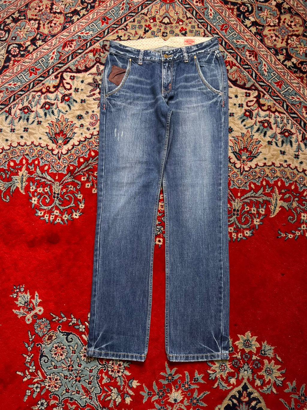 Vintage CUBE SUGAR Distressed Relaxed FIT Women Jeans - 28