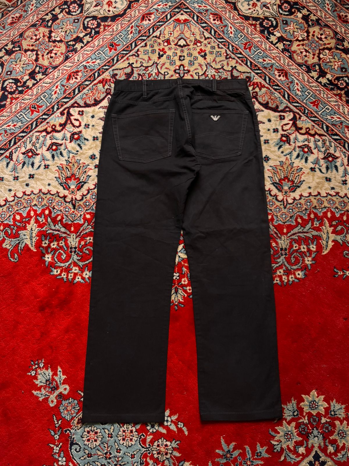 Armani Jeans AJ Black Straight FIT Chino Pants - 32