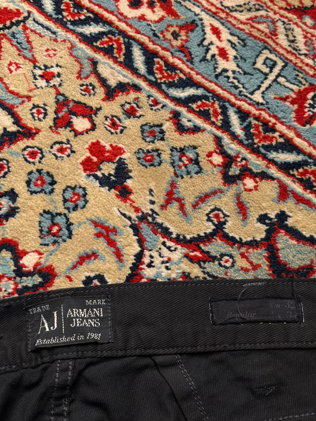 Armani Jeans AJ Black Straight FIT Chino Pants - 32