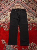 Armani Jeans AJ Black Straight FIT Chino Pants - 32