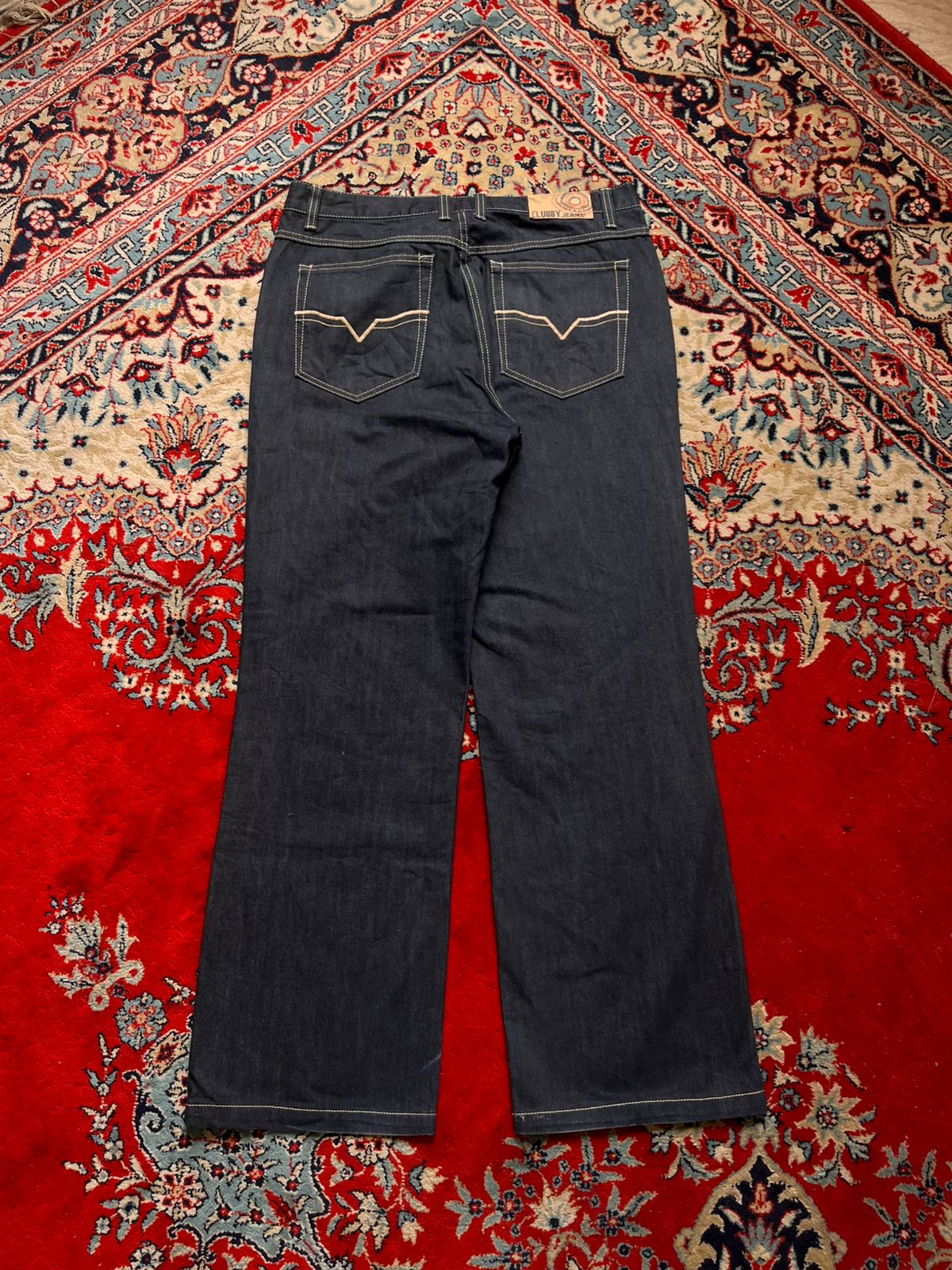 Clubby Jeans Traditional High Quality Dark Wash Contrast Stitch JEANS - 32