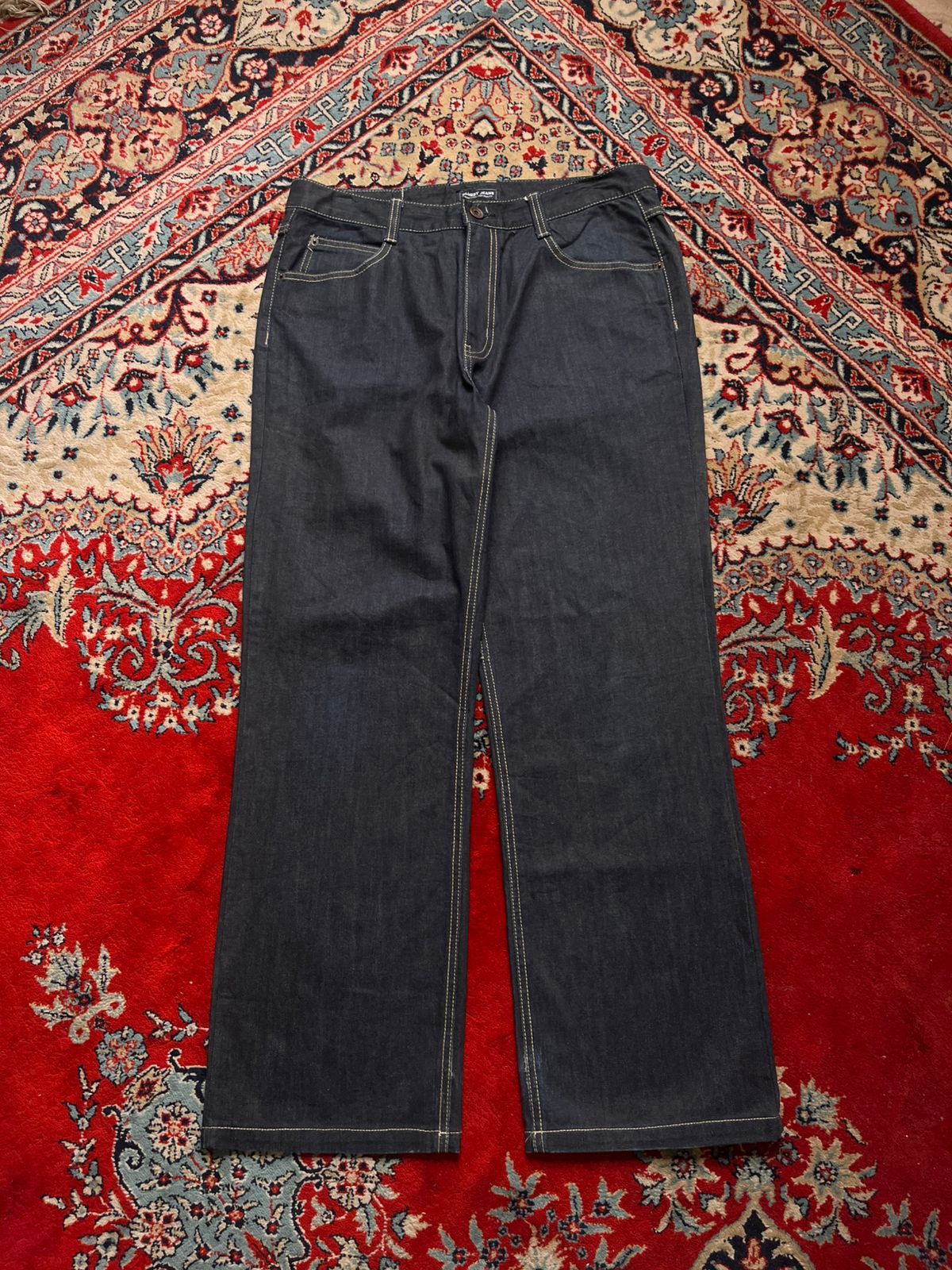 Clubby Jeans Traditional High Quality Dark Wash Contrast Stitch JEANS - 32