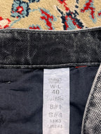 ZARA Grey Acid Wash Multi Pocket Baggy Fit Cargo Trousers - 32