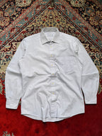 Vintage Yves Saint Laurent YSL Light Blue Button Down Shirt - L