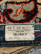 Diesel Busky WashED 0071L Relaxed Fit JEANS - 34
