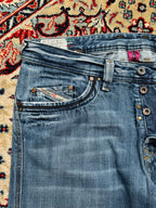 Diesel Busky WashED 0071L Relaxed Fit JEANS - 34