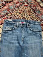 Diesel Busky WashED 0071L Relaxed Fit JEANS - 34