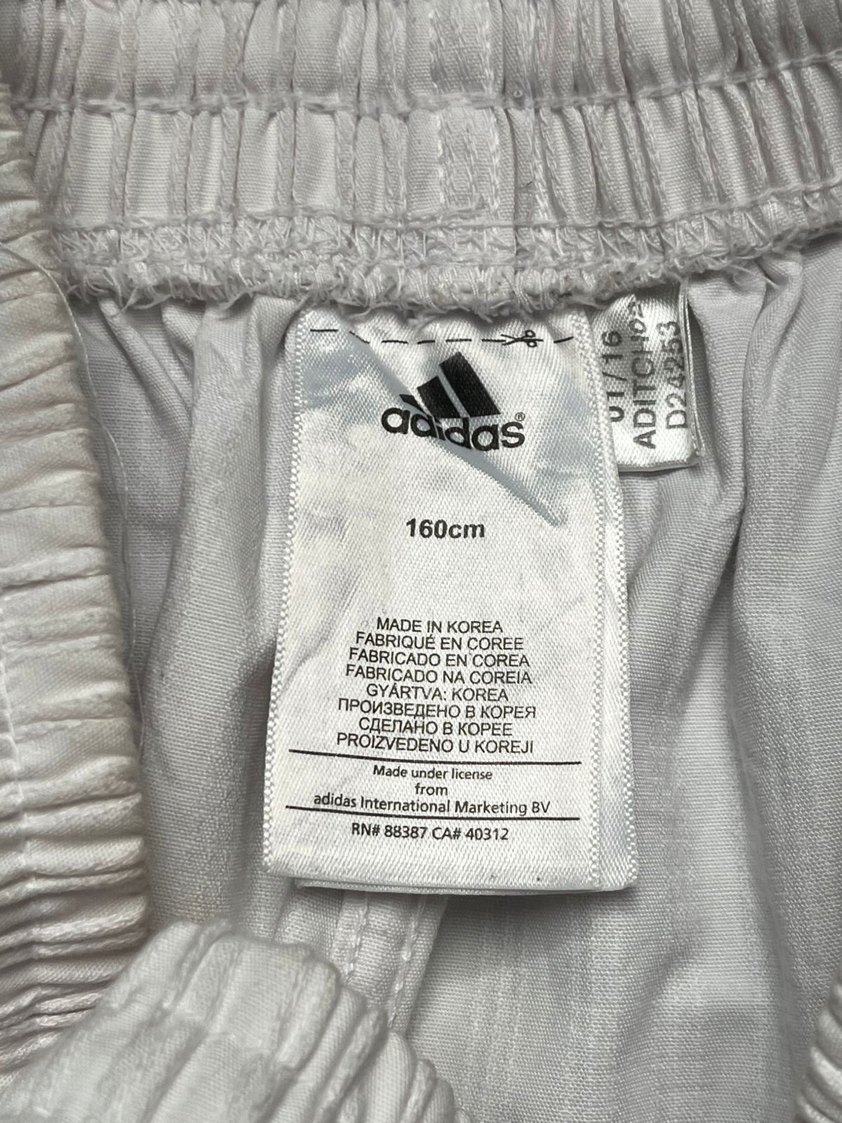 Adidas VINTAGE Martial Arts Taekwondo Karate White Training PANTS - 24