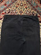 George RELAXED FIT Casual Work Wear Black PANTS - 34