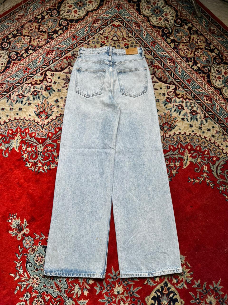 Gina Tricot High Waisted BAGGY FIT Light WashED JEANS - 26