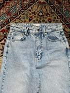 Gina Tricot High Waisted BAGGY FIT Light WashED JEANS - 26