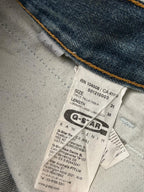 G-Star Raw GS01 3301 Straight Fit Distressed Light WashED JEANS - 30