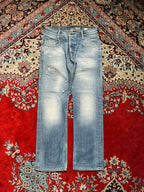 G-Star Raw GS01 3301 Straight Fit Distressed Light WashED JEANS - 30