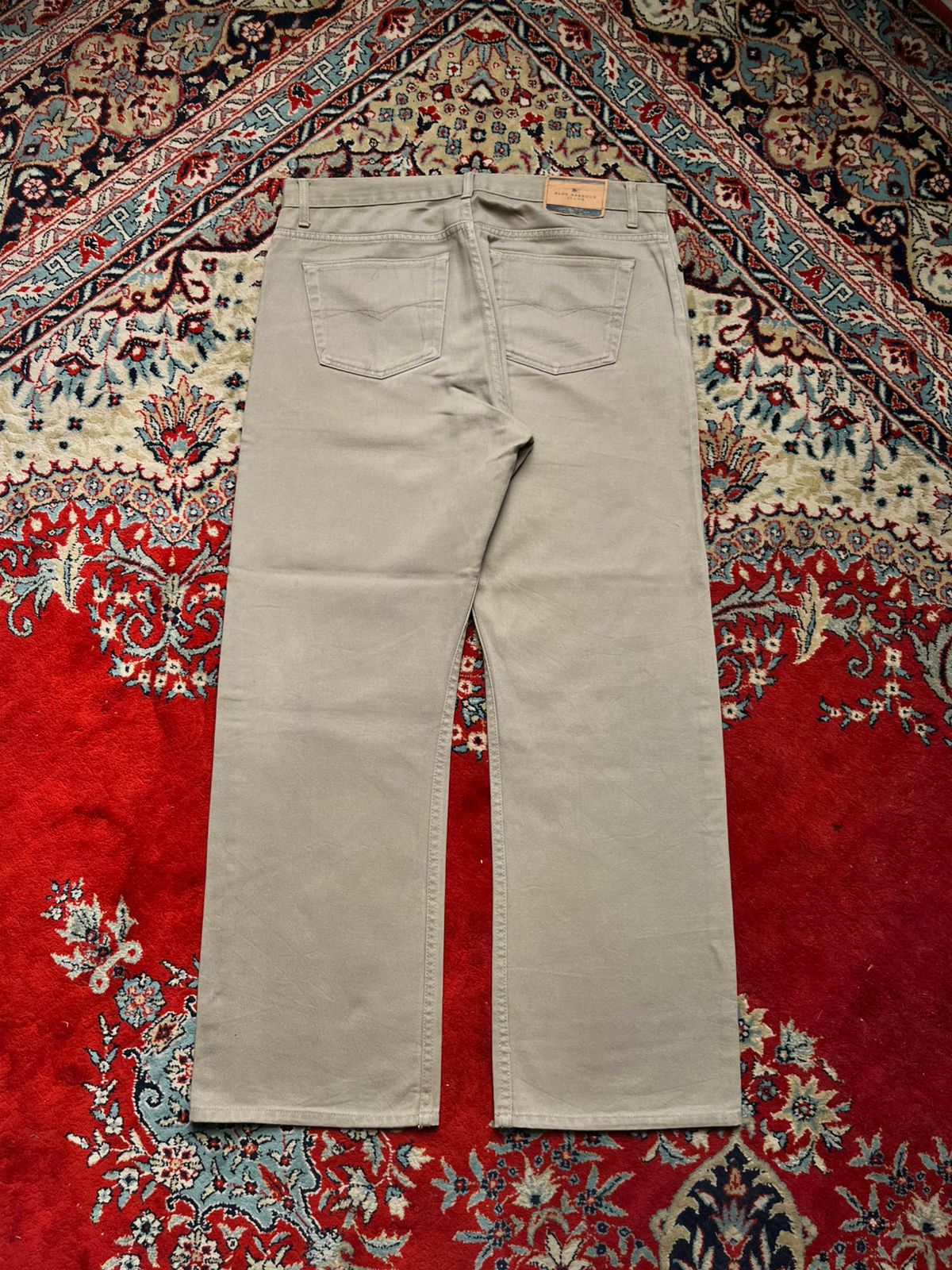 Marks & Spencer Blue Harbour Stone Neutral Straight FIT JEANS - 36