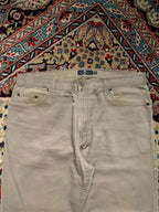 Marks & Spencer Blue Harbour Stone Neutral Straight FIT JEANS - 36