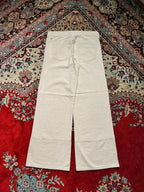 Master Apparel & Textile Natural Linen FlareD PANTS - 30