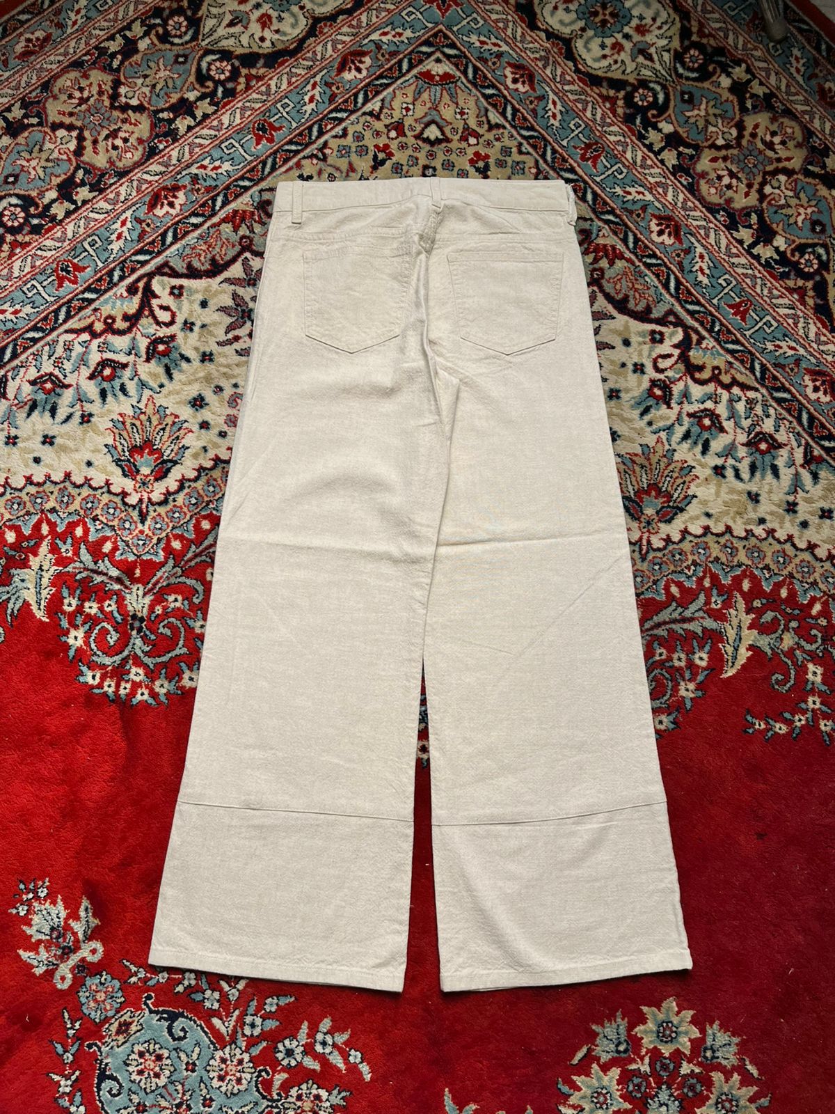 Master Apparel & Textile Natural Linen FlareD PANTS - 30