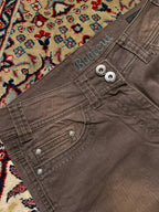 NEXT Low Rise Brown Washed Bootcut JEANS - 30