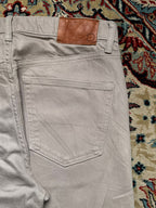 Marks & Spencer M&S Light Stone Casual Straight FIT RIGID Cotton PANTS - 32