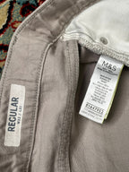Marks & Spencer M&S Light Stone Casual Straight FIT RIGID Cotton PANTS - 32