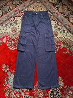 Tommy Hilfiger Navy Blue Baggy Cargo JEANS - 28