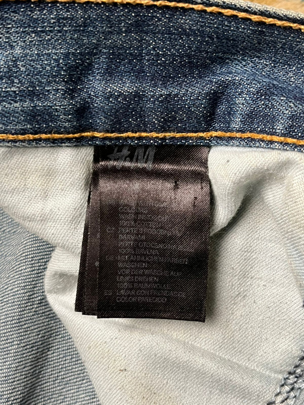 H&M &ORIGINAL Straight FIT Blue JEANS - 32