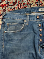 H&M &ORIGINAL Straight FIT Blue JEANS - 32