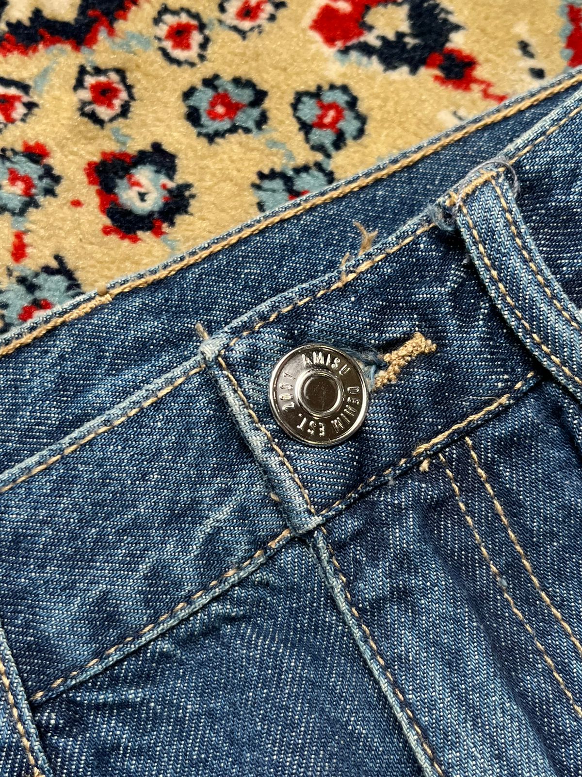 AMISU DENIM Wide FIT Medium WashED JEANS - 28