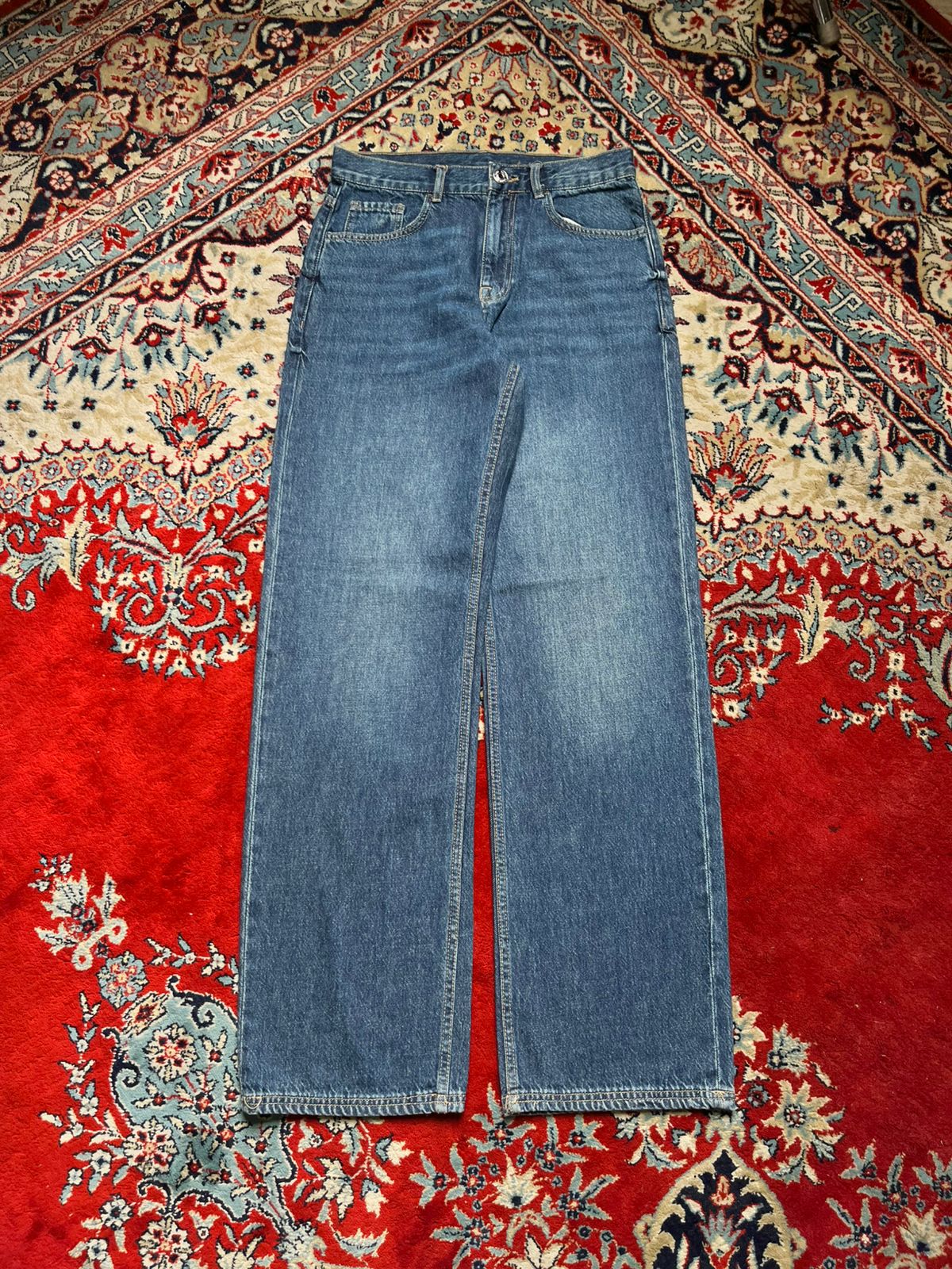 AMISU DENIM Wide FIT Medium WashED JEANS - 28