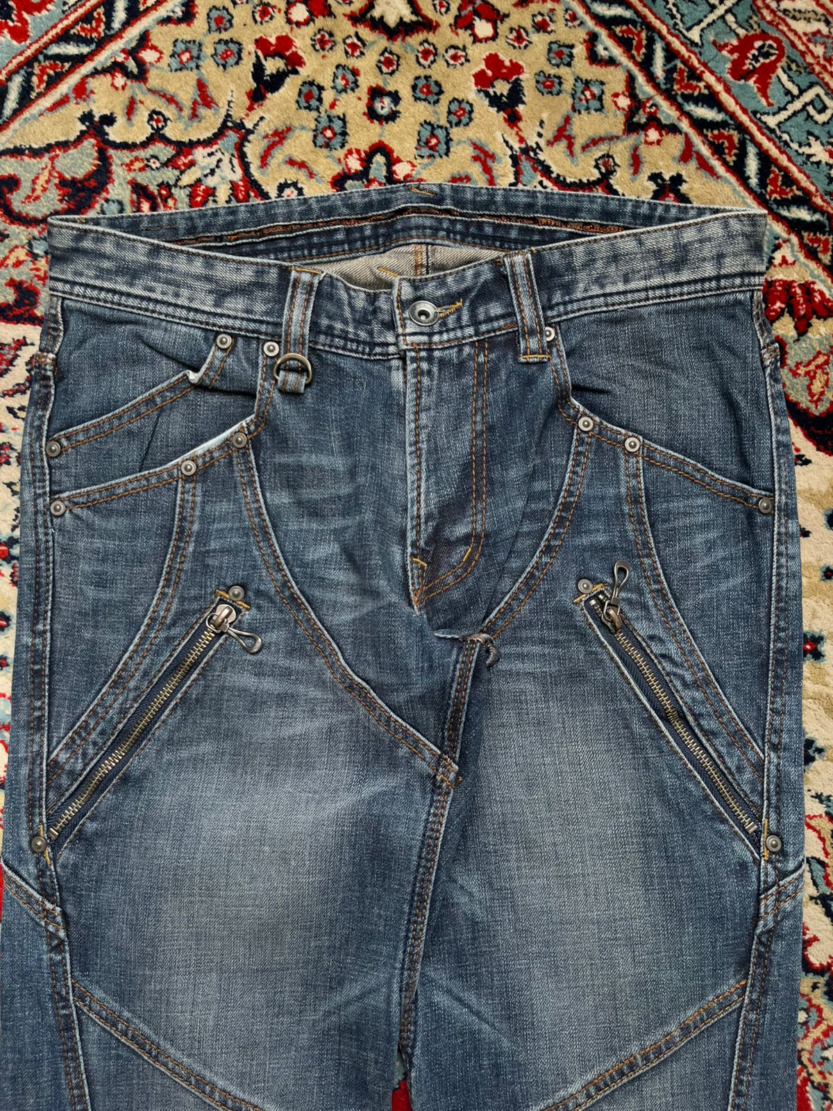 NICOLE CLUB FOR MEN Archive Gorpcore Multipocket Bootcut JEANS - 30