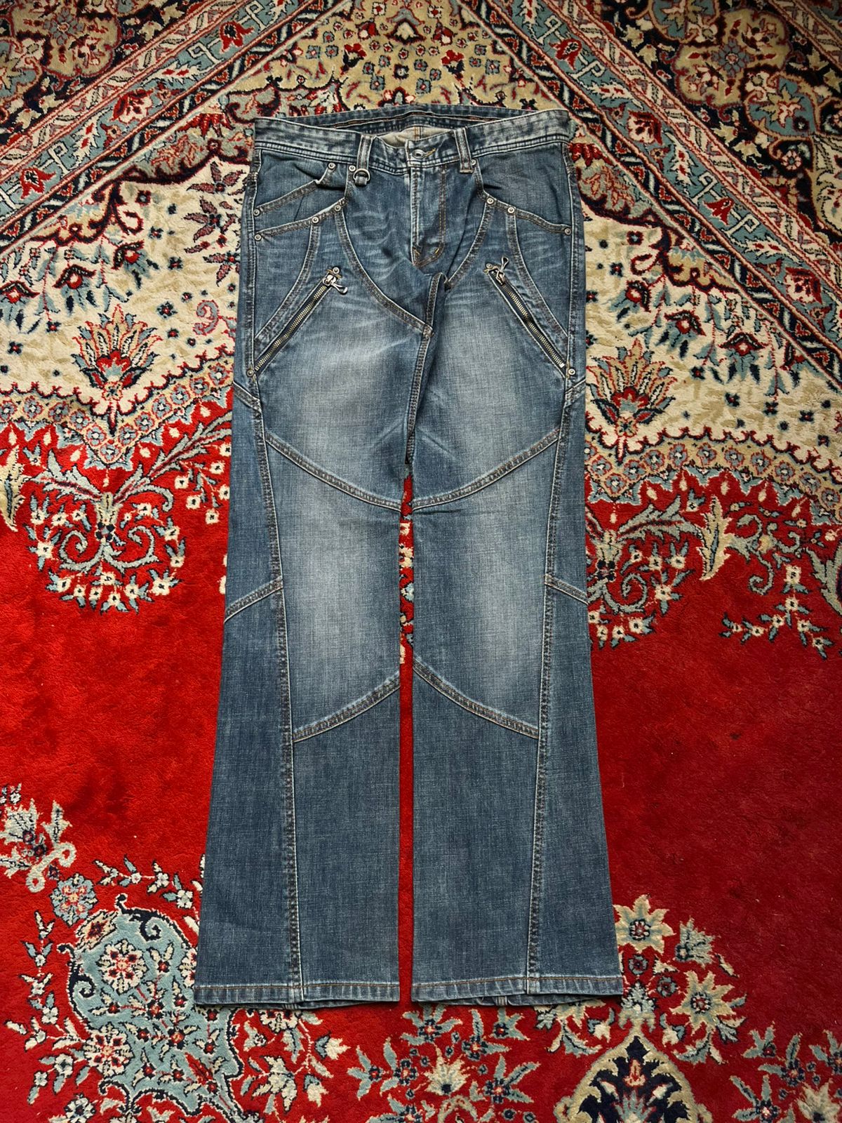 NICOLE CLUB FOR MEN Archive Gorpcore Multipocket Bootcut JEANS - 30