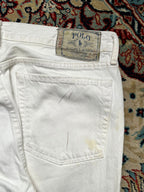 POLO RALPH LAUREN White Classic Straight FIT JEANS - 36