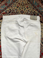 POLO RALPH LAUREN White Classic Straight FIT JEANS - 36