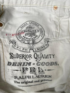 POLO RALPH LAUREN White Classic Straight FIT JEANS - 36