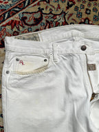 POLO RALPH LAUREN White Classic Straight FIT JEANS - 36