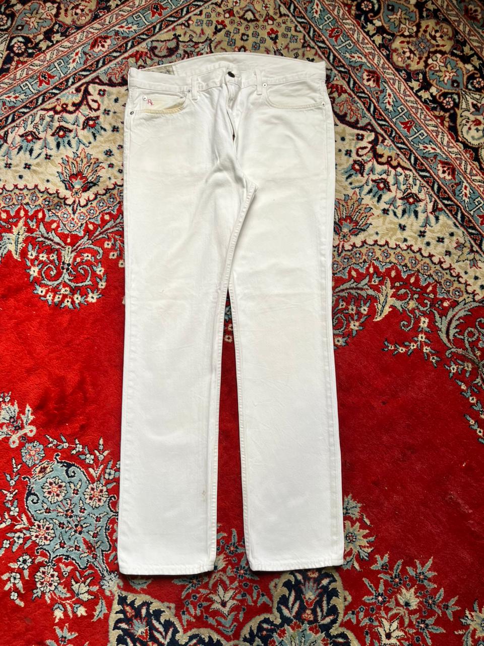 POLO RALPH LAUREN White Classic Straight FIT JEANS - 36