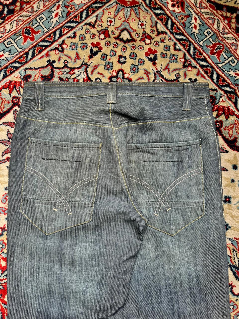 DENIM CO Straight-BOOTCUT Fit Dark WashED Indigo JEANS - 32