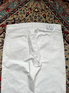 POLO JEANS CO. Ralph Lauren Mercer Carpenter Straight Fit White JEANS - 30