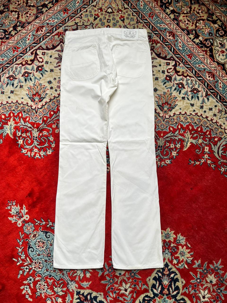 POLO JEANS CO. Ralph Lauren Mercer Carpenter Straight Fit White JEANS - 30