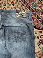 CROSSHATCH S55 Techno Medium WashED Straight FIT JEANS - 36