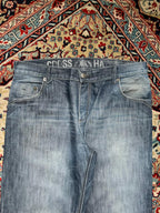 CROSSHATCH S55 Techno Medium WashED Straight FIT JEANS - 36