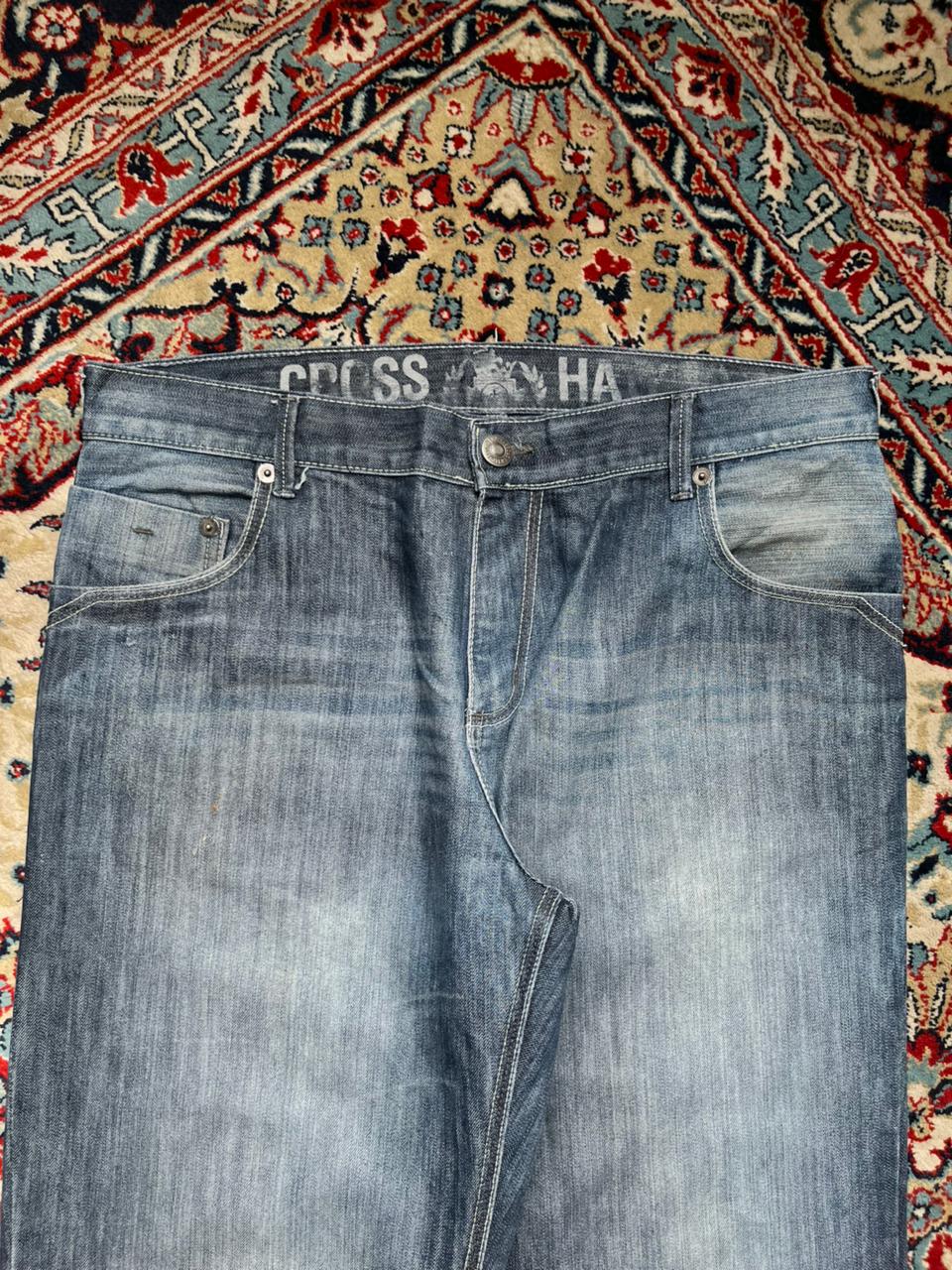 CROSSHATCH S55 Techno Medium WashED Straight FIT JEANS - 36