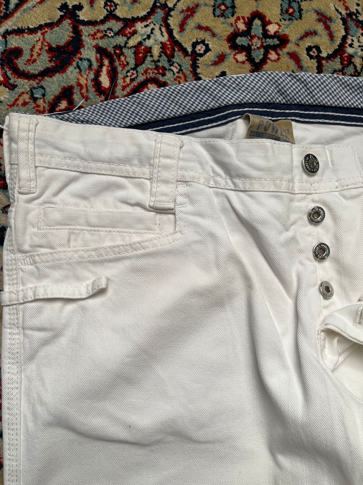 Vintage D&G Dolce & Gabbana White Straight FIT JEANS - 32