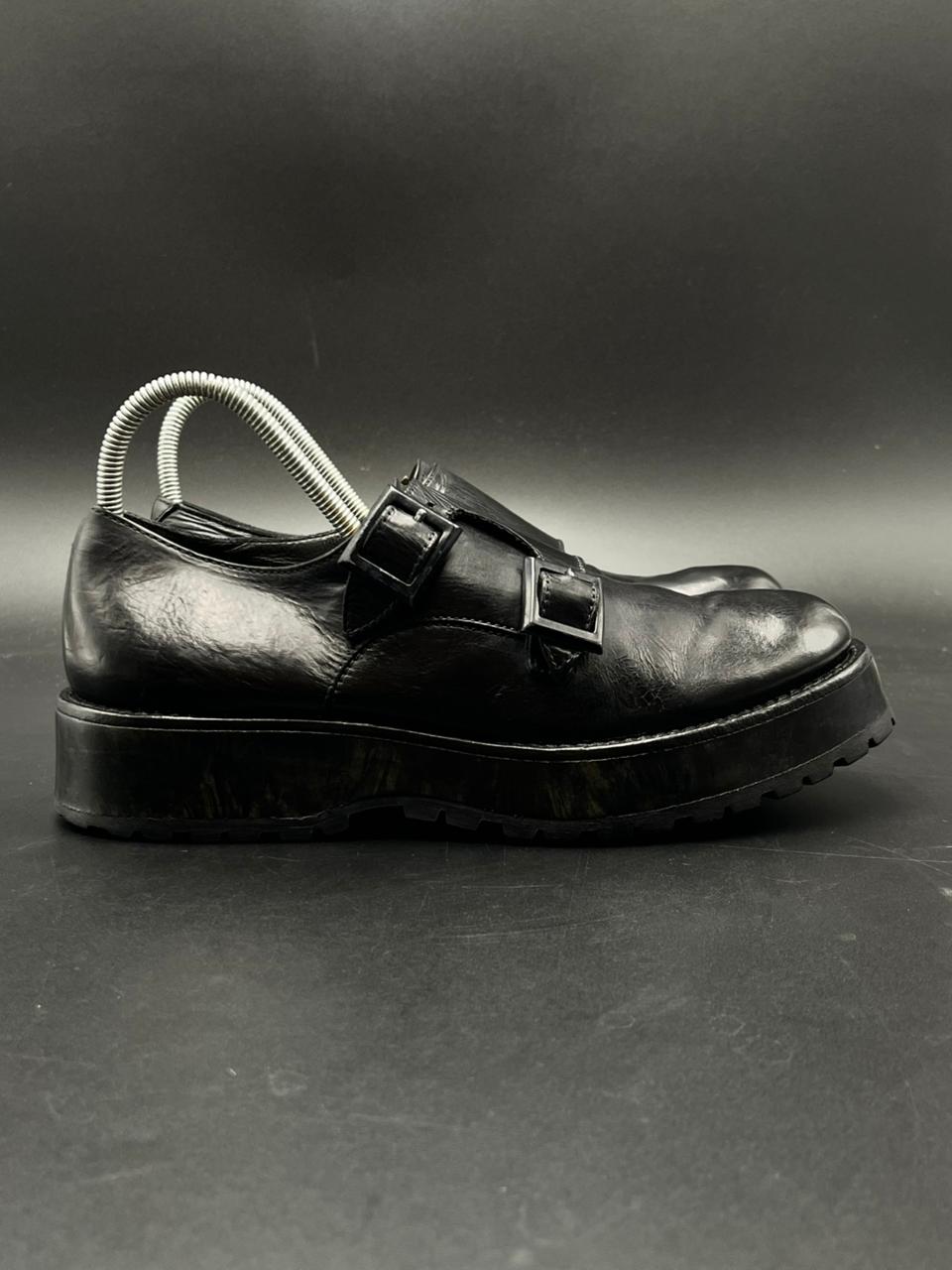 Emporio Armani Chunky Platform Monk Strap BOOTS - 37
