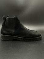 Jones Bootmaker Black Suede Chelsea Boots - 43